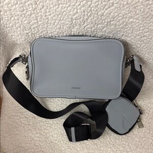 Elegant Gray Crossbody Bag